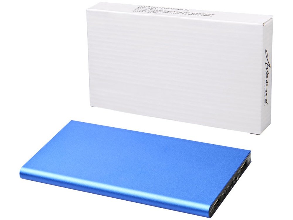 Портативное зарядное устройство Plate, 8000 mAh_5