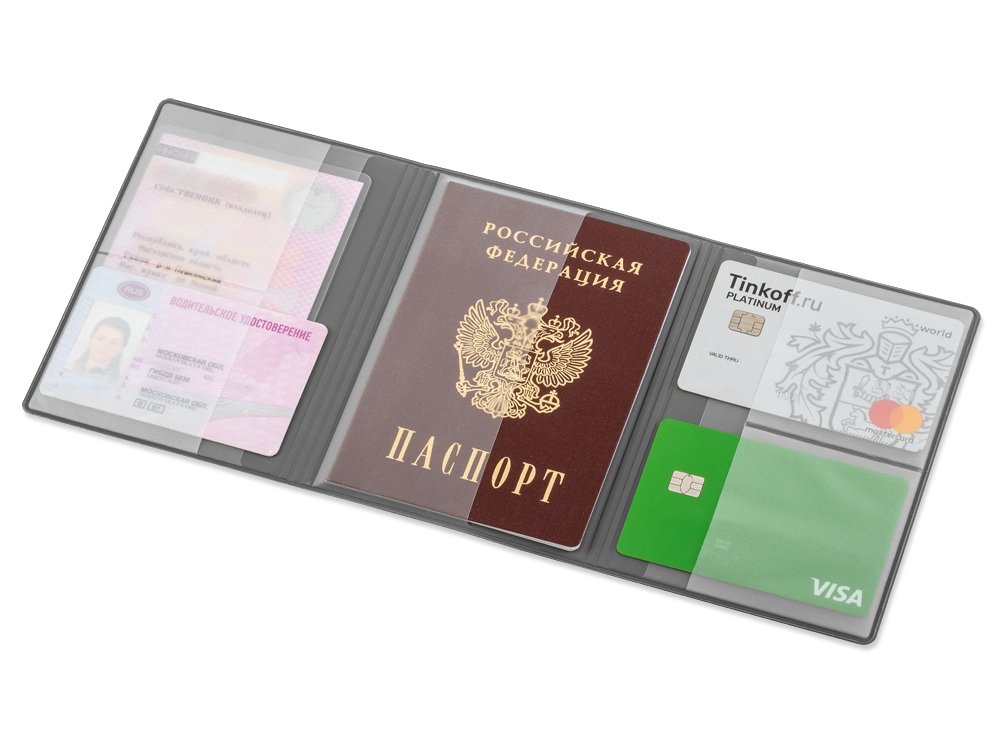 Обложка на магнитах для автодокументов и паспорта Favor_1