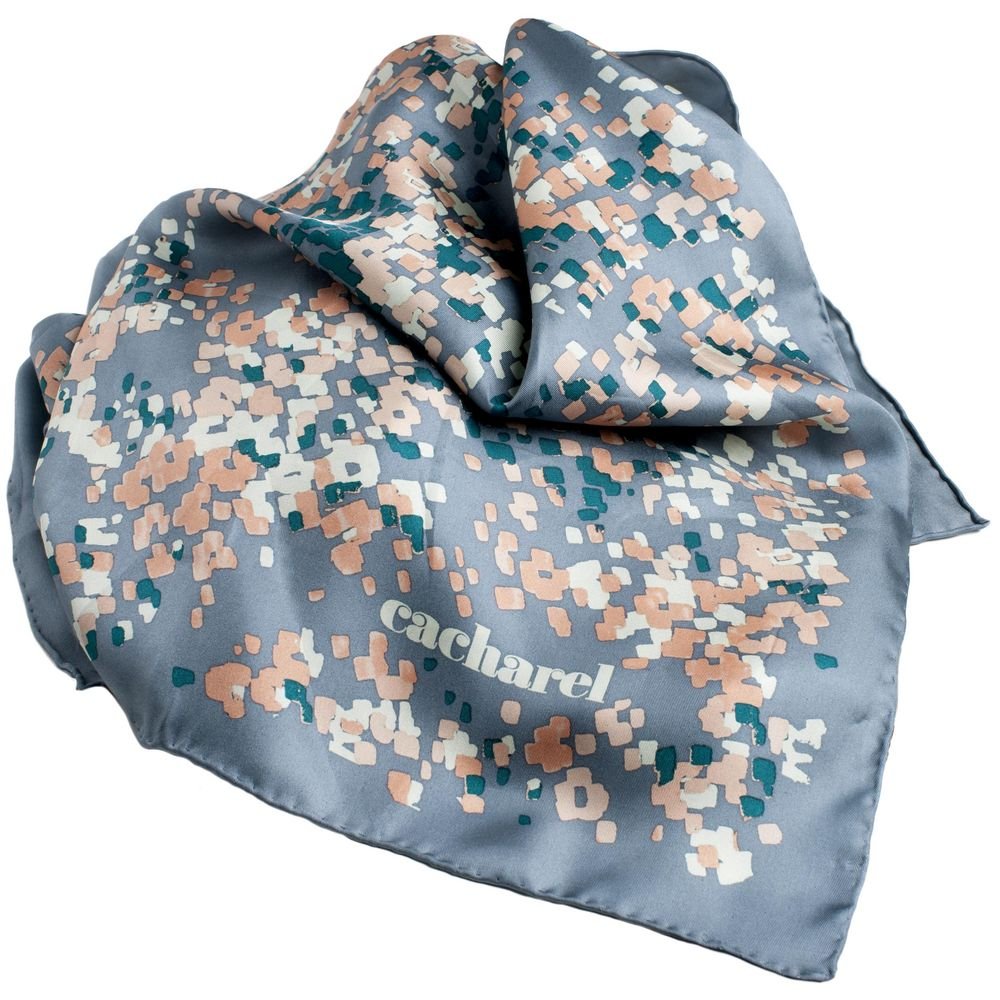 Платок Etincelle Silk, серо-голубой_2