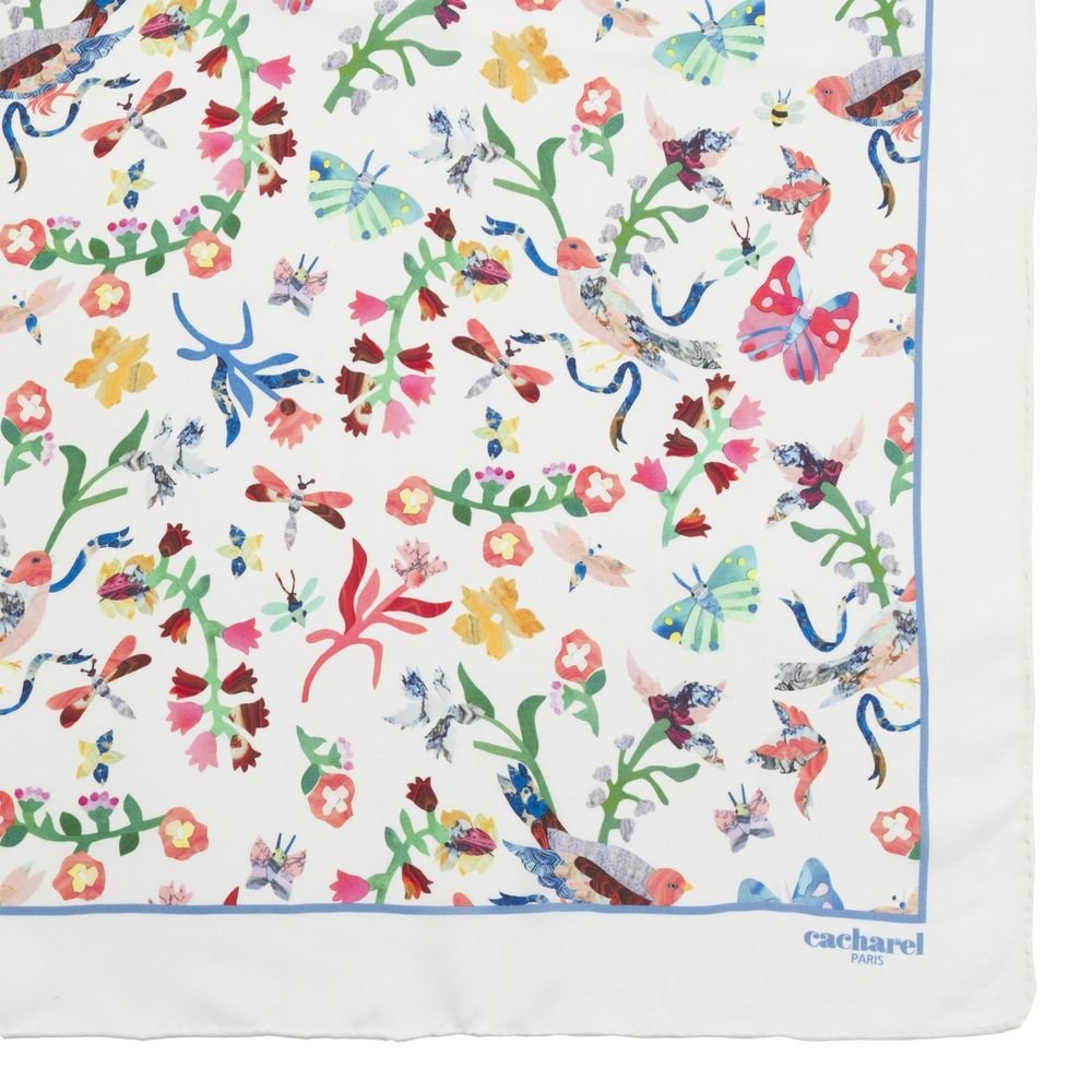 Платок Butterfly Silk, белый_1