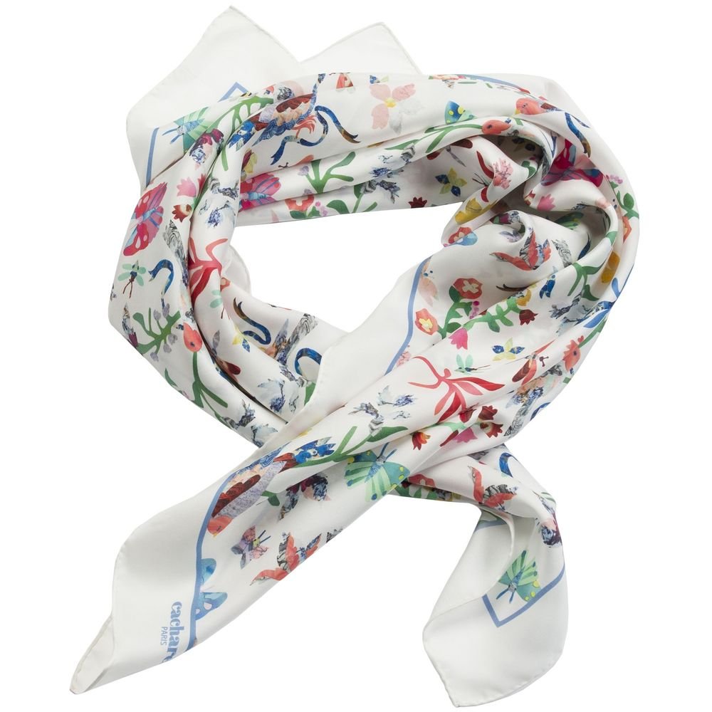 Платок Butterfly Silk, белый_2