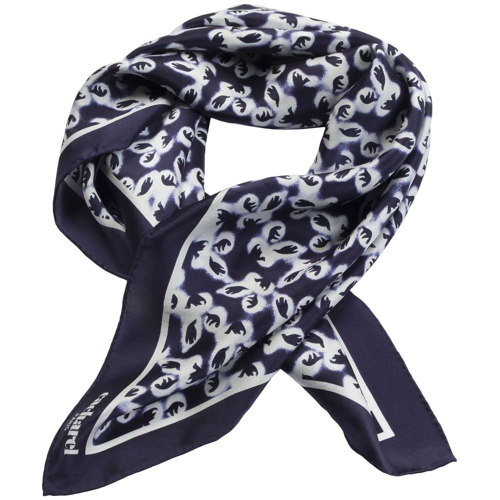 Платок Hirondelle Silk, темно-синий_2