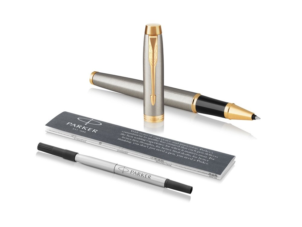 Ручка роллер Parker IM Core Brushed Metal GT_2