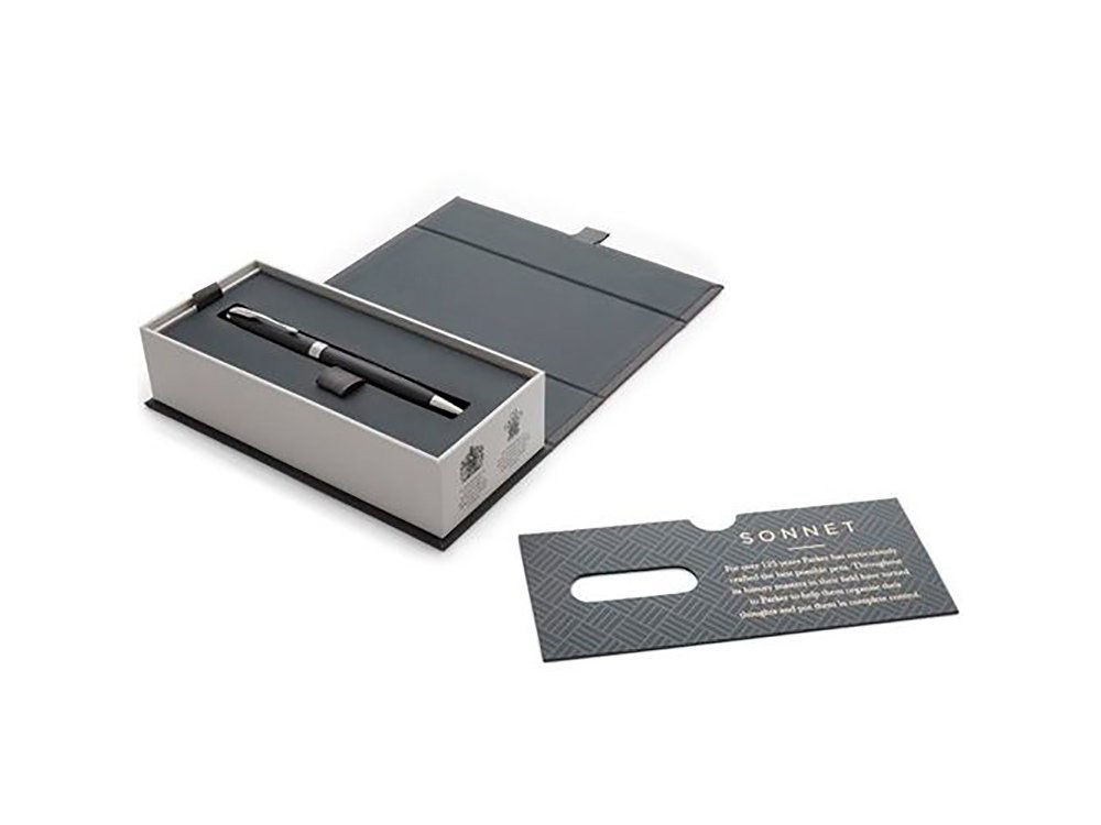 Ручка шариковая Parker Sonnet Core Matte Black CT_2