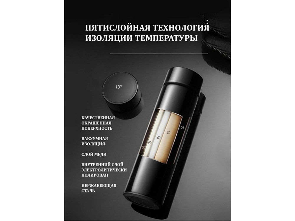 Термос с индикатором температуры LEMARK_3