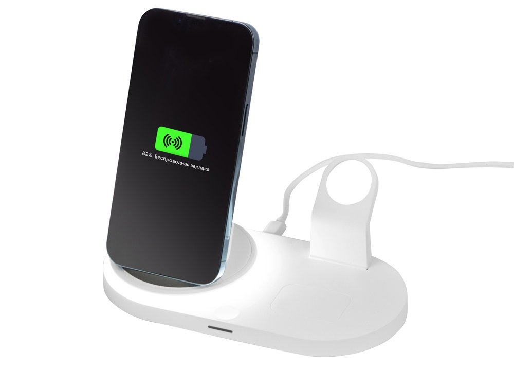 Складная зарядная станция с беспроводной зарядкой Flashport, 15 Вт_1