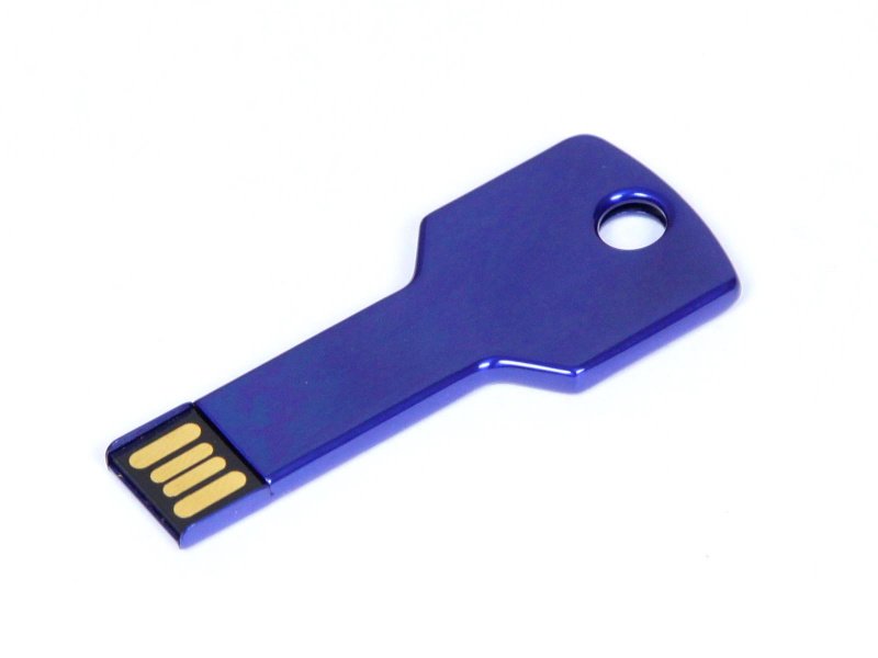 KEY Флеш-накопитель в виде ключа , синий_1