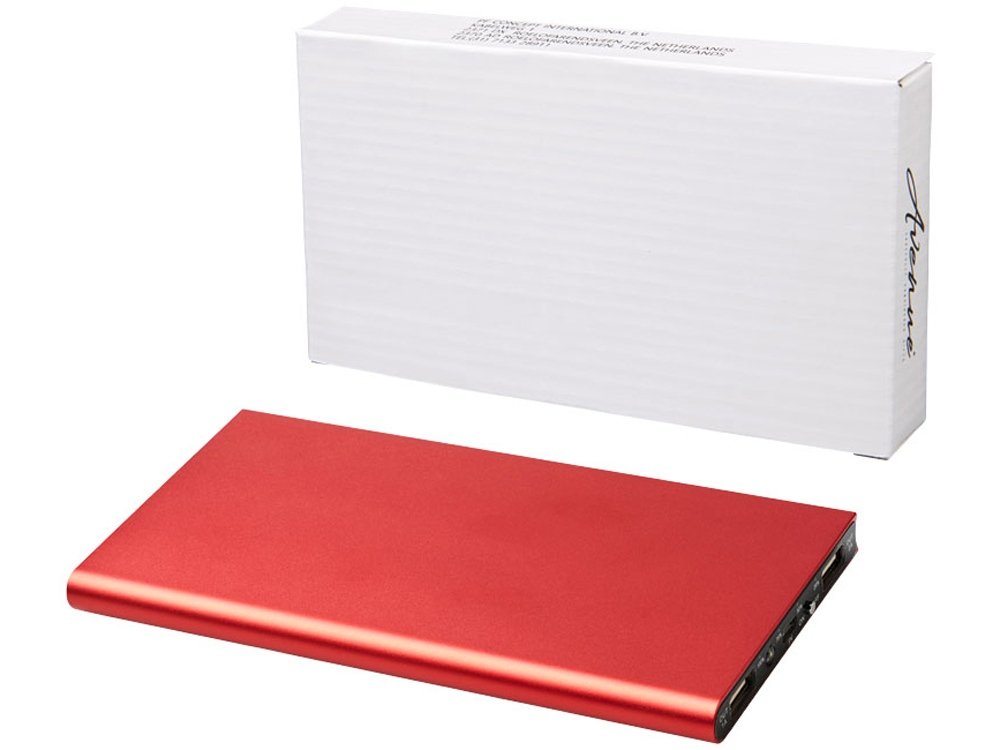 Портативное зарядное устройство Plate, 8000 mAh_5
