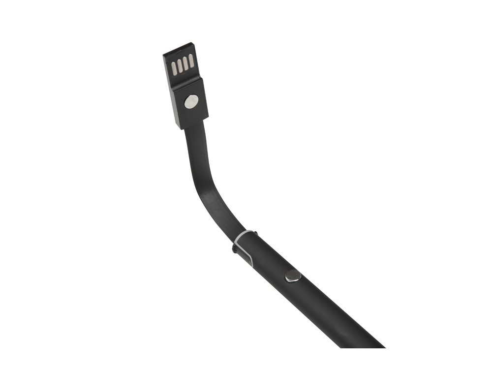 Ручка металлическая шариковая Connect с кабелем USB 2 в 1_3