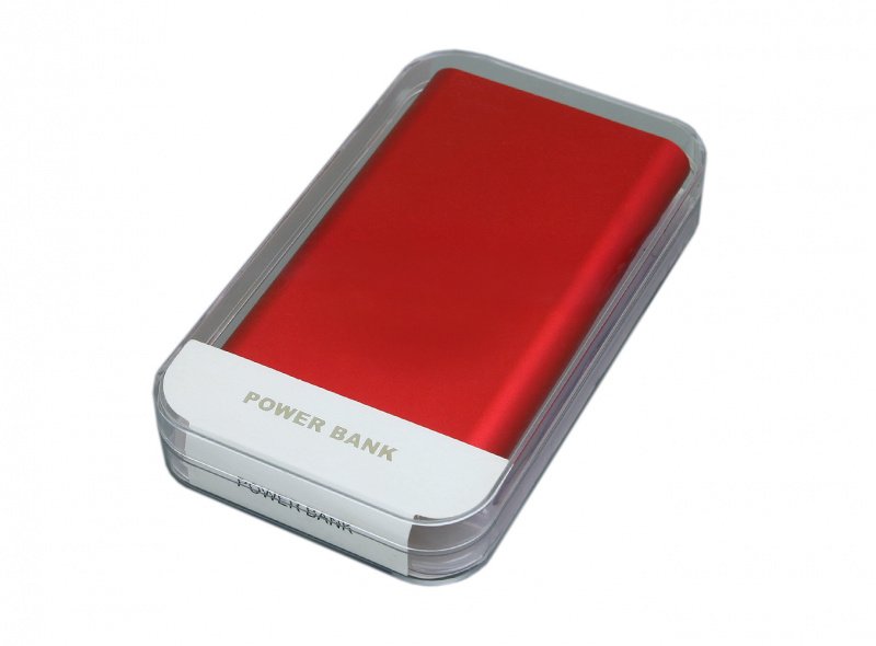 PBM02 Универсальное зарядное устройство power bank PBM02 под нанесение логотипа, красный_3