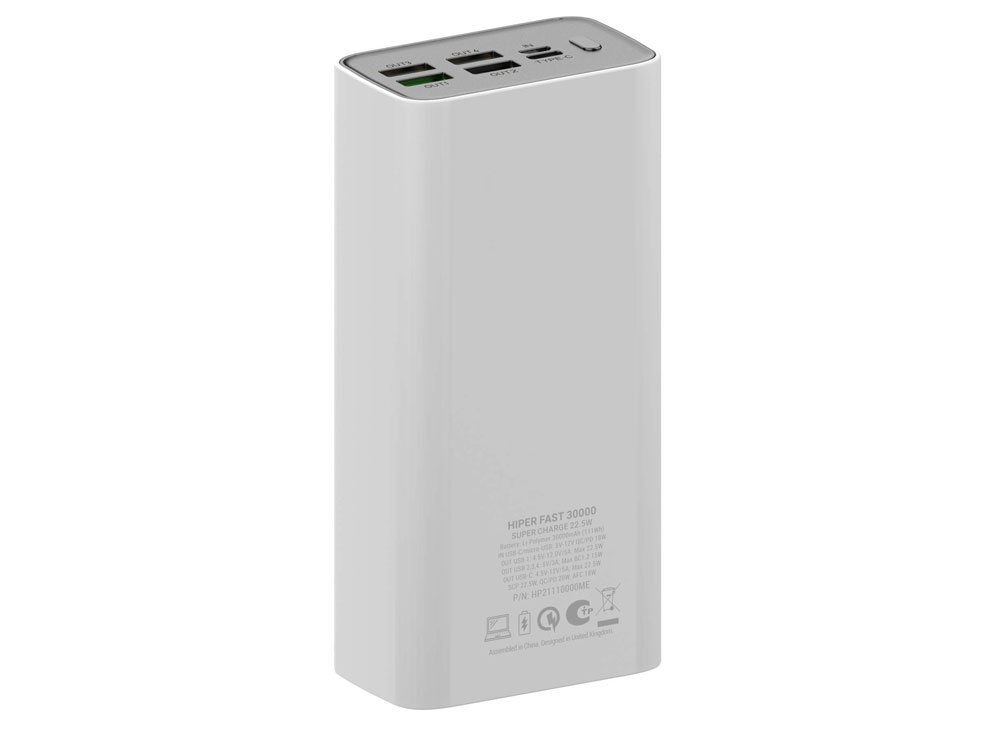 Портативный внешний аккумулятор FAST, 30000 mAh_1