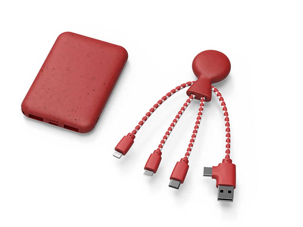 Портативное зарядное устройство BioPack c кабелем Mr. Bio, 5000 mAh_1