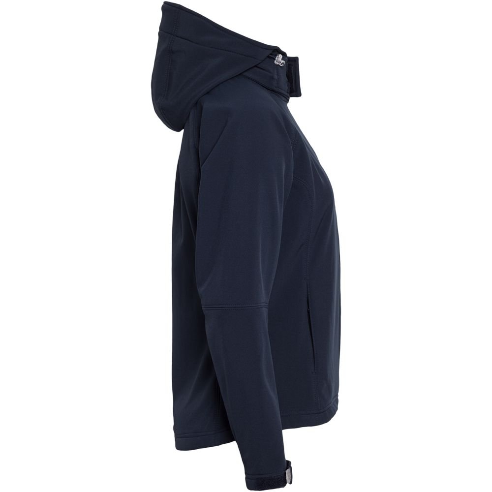 Куртка женская Hooded Softshell темно-синяя_1