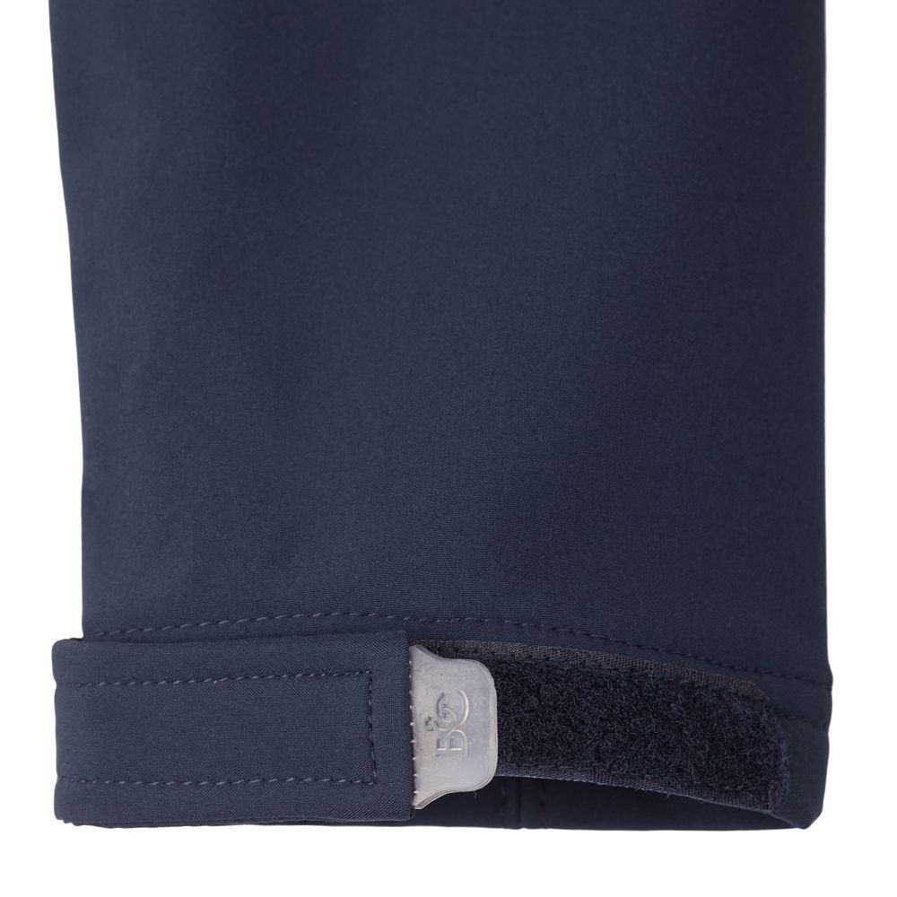 Куртка женская Hooded Softshell темно-синяя_5