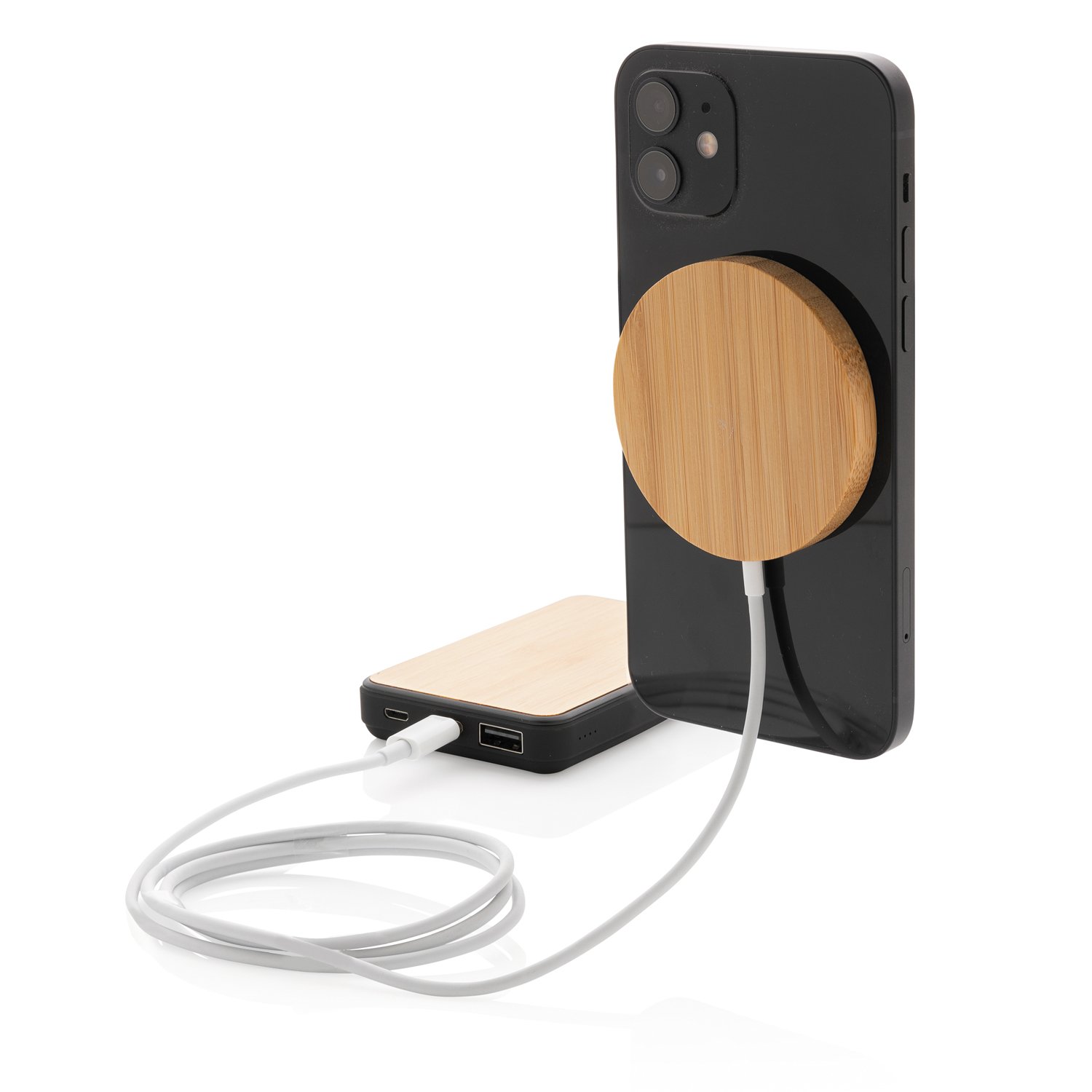 Магнитное устройство для беспроводной зарядки Bamboo, 10 Вт_3