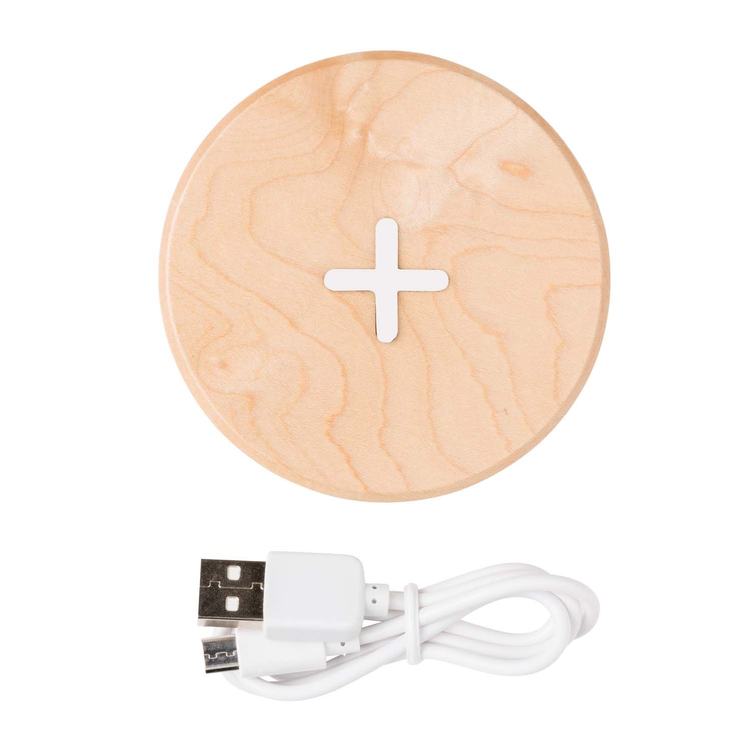 Док-станция для беспроводной зарядки Wood, 5W_2