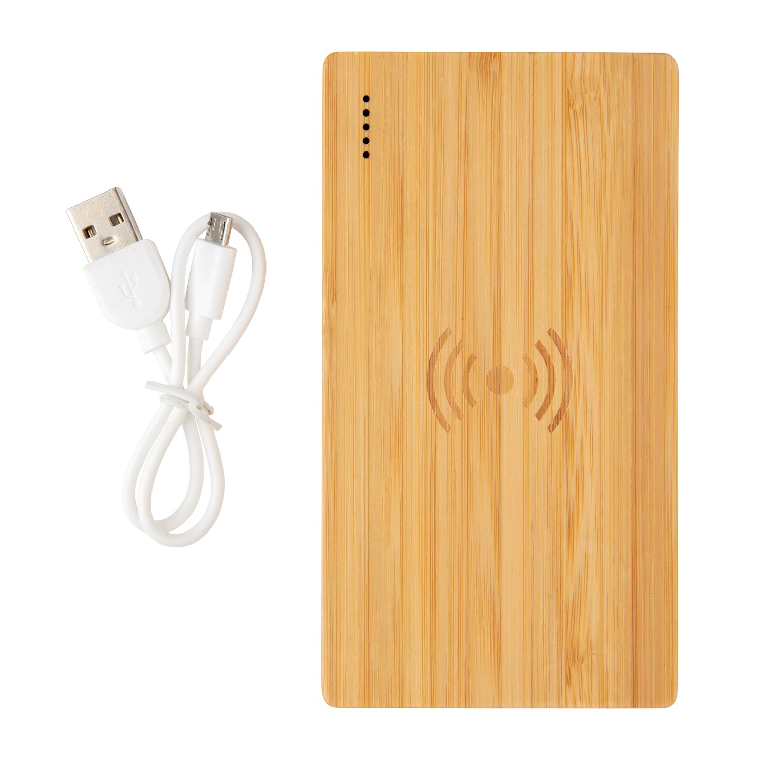 Экологичный внешний аккумулятор Bamboo, 4000 mAh_1
