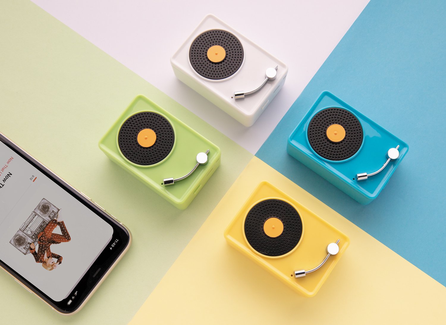 Маленькая беспроводная колонка Vintage, 3 Вт_6
