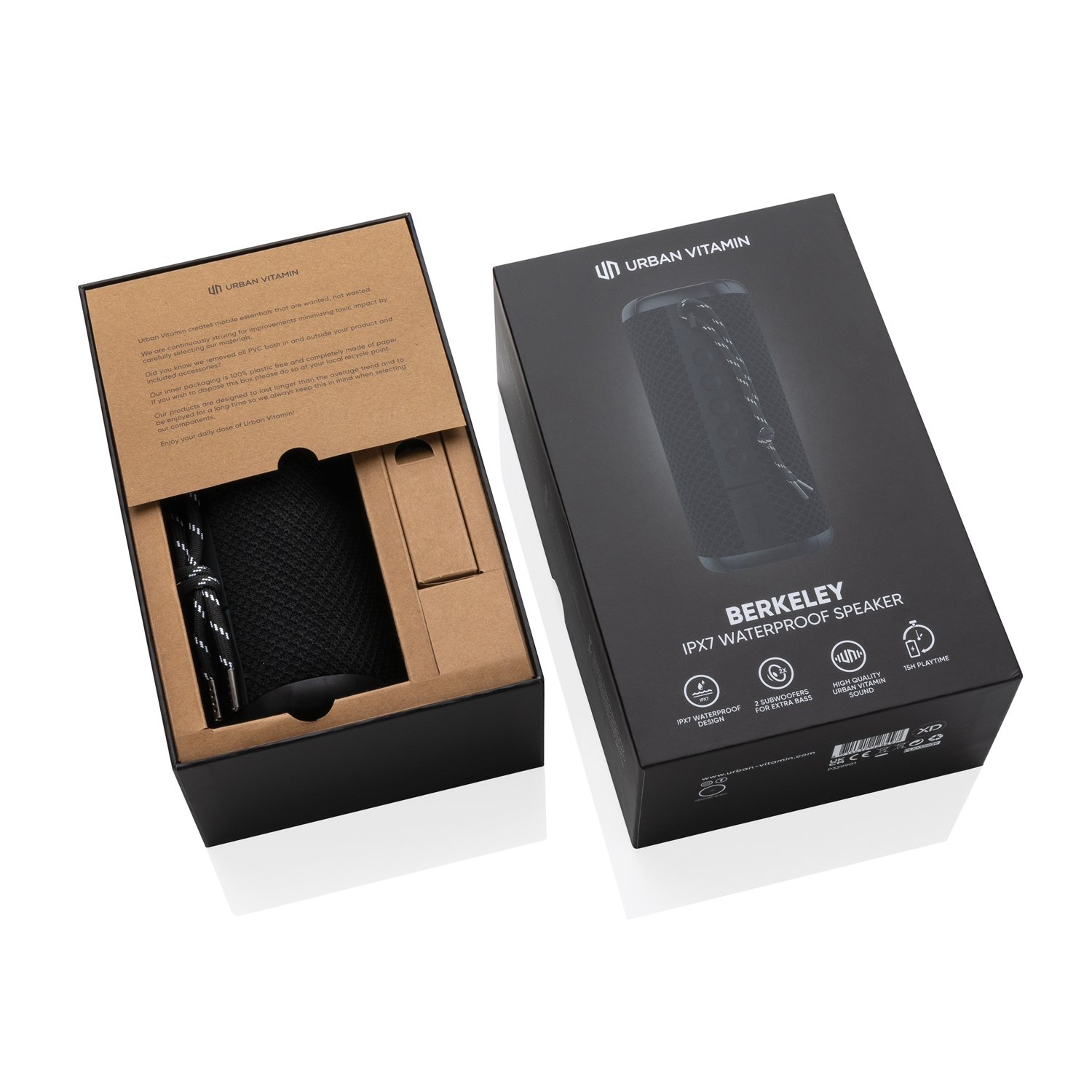 Беспроводная колонка Urban Vitamin Berkeley с защитой IPX7, 10 Вт_14