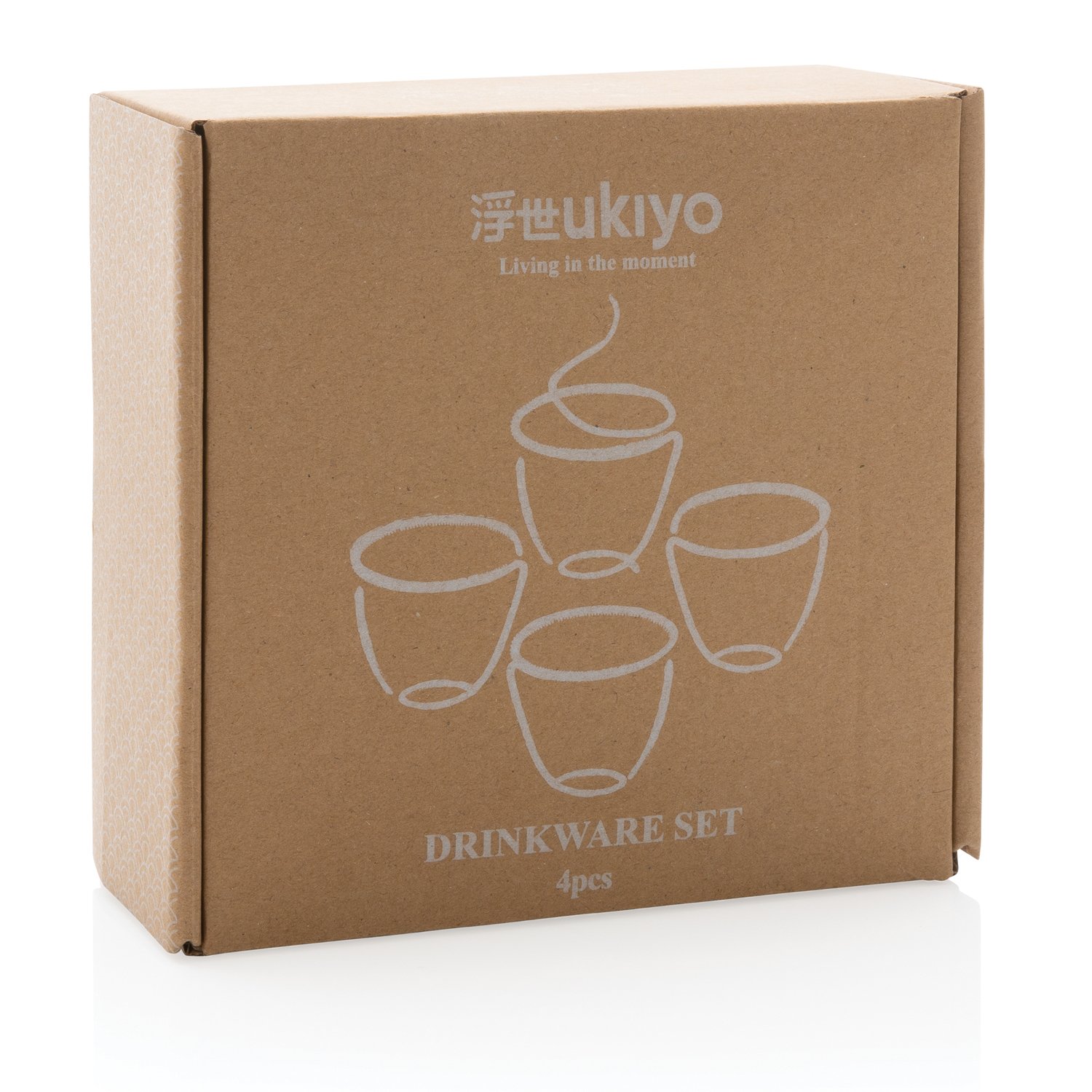 Набор керамических чашек Ukiyo, 4 шт._5