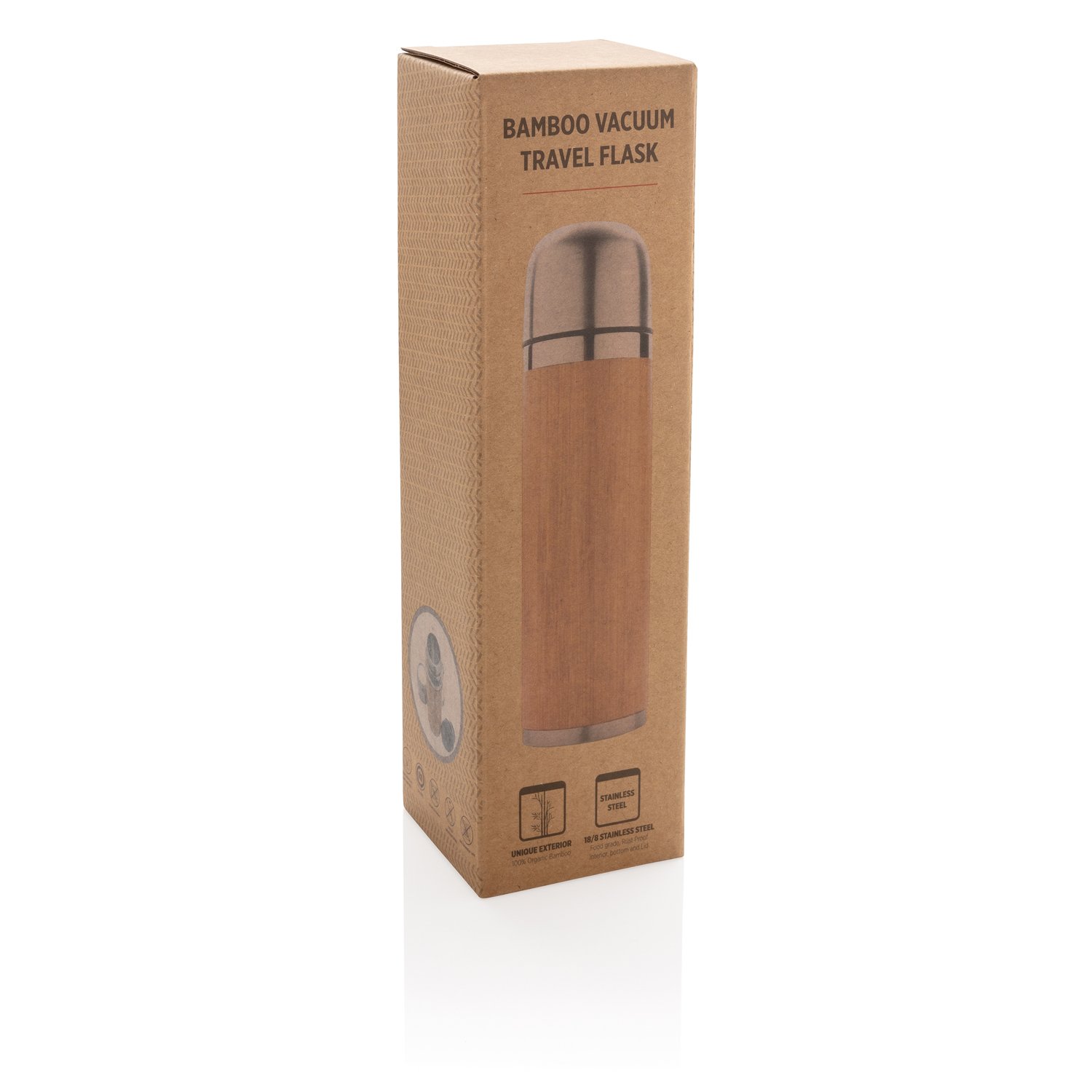 Герметичный вакуумный термос для путешествий Bamboo, 450 мл_8