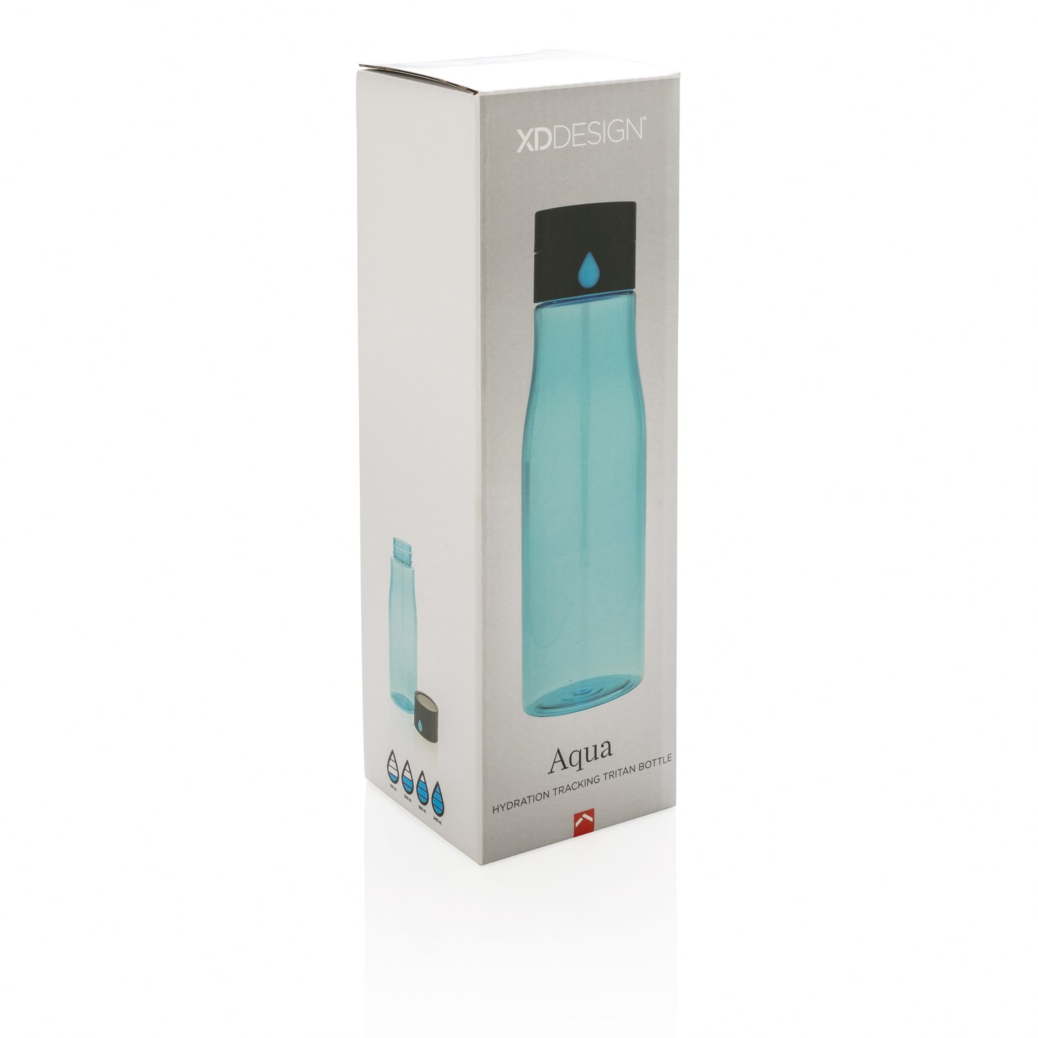 Бутылка для воды Aqua из материала Tritan, синяя_3