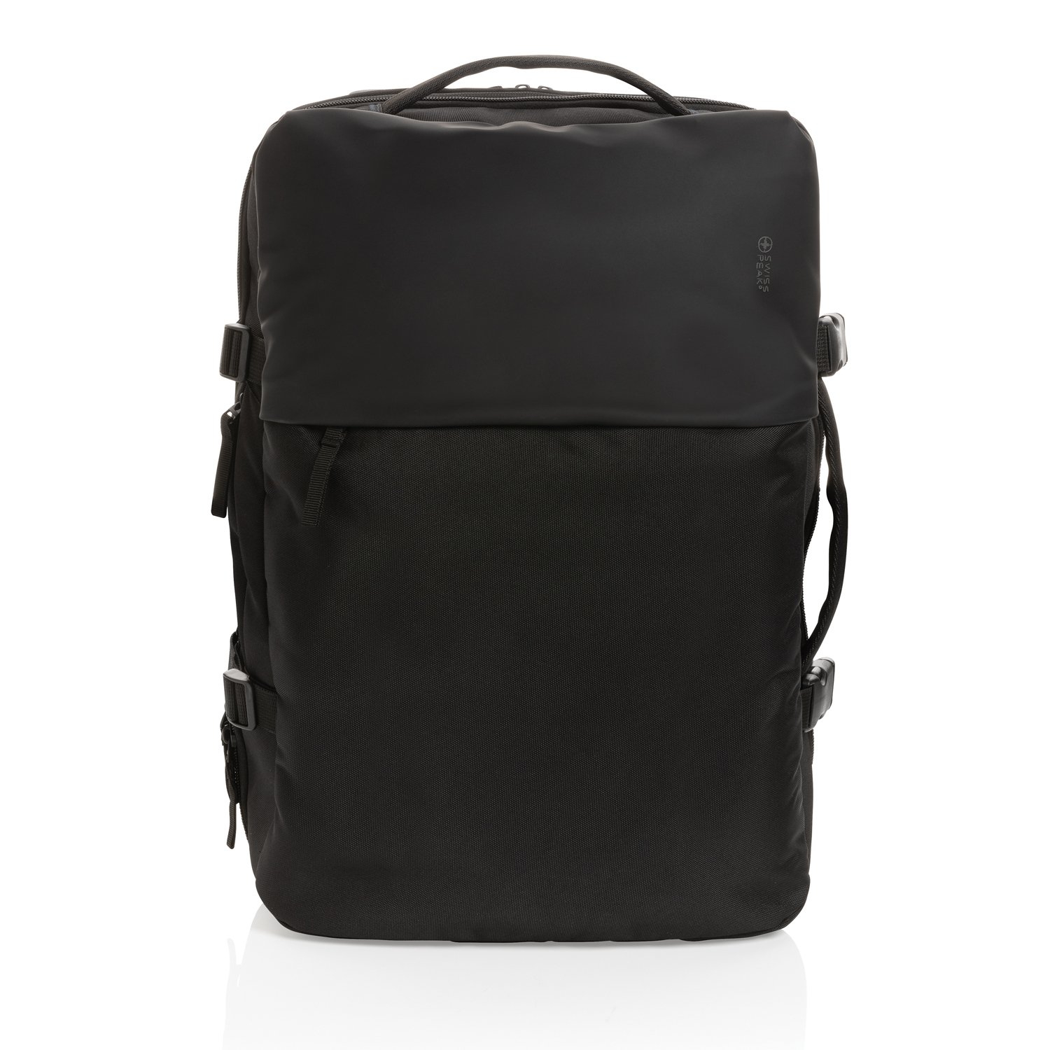 Рюкзак для путешествий Swiss Peak из rPET AWARE™ с регулируемым объемом, 15.6