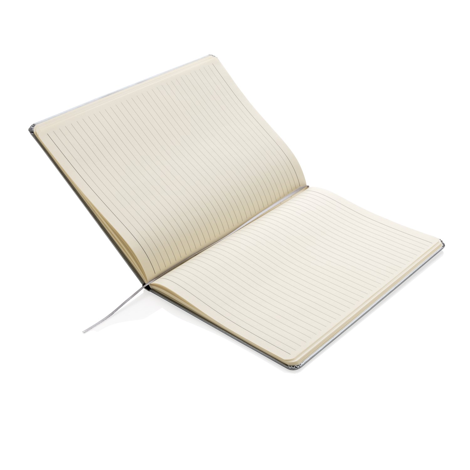 Блокнот Standard в твердой обложке, B5 XL, серебряный_2