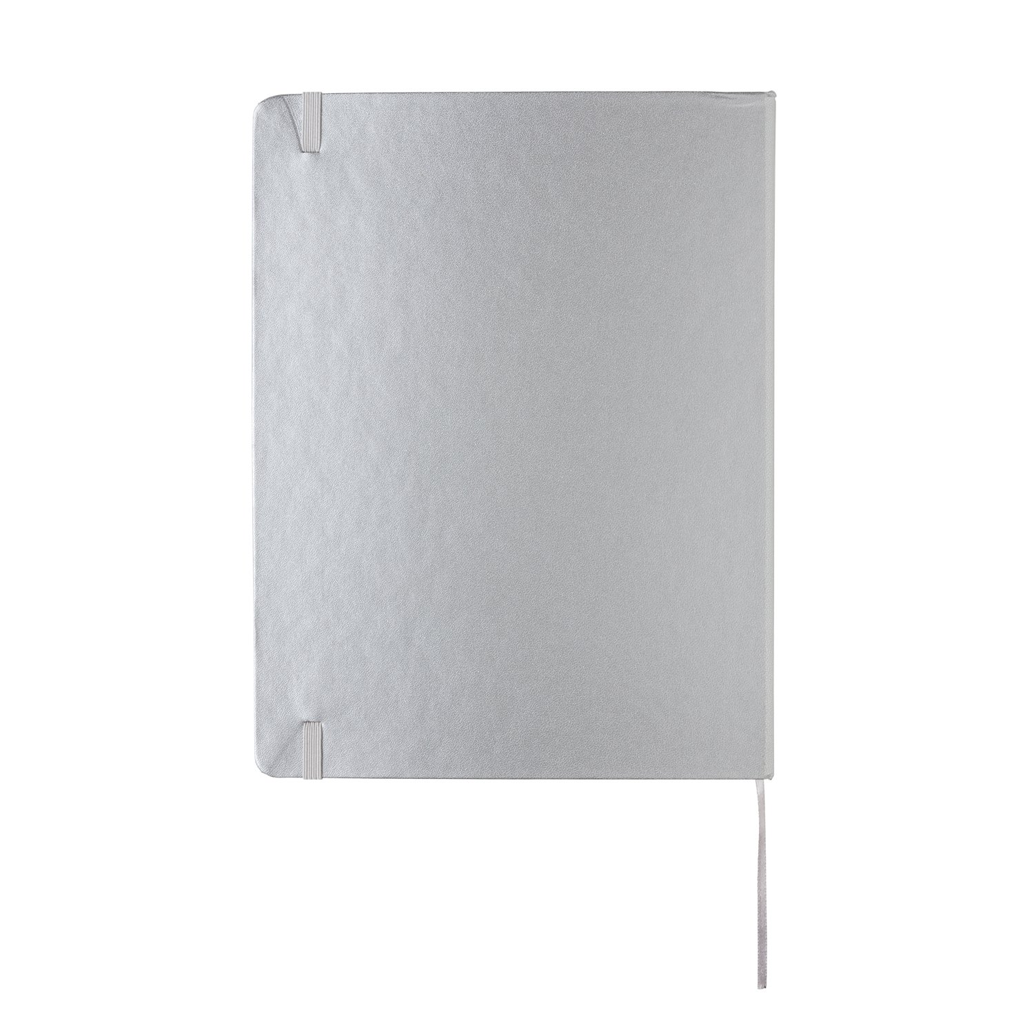 Блокнот Standard в твердой обложке, B5 XL, серебряный_4