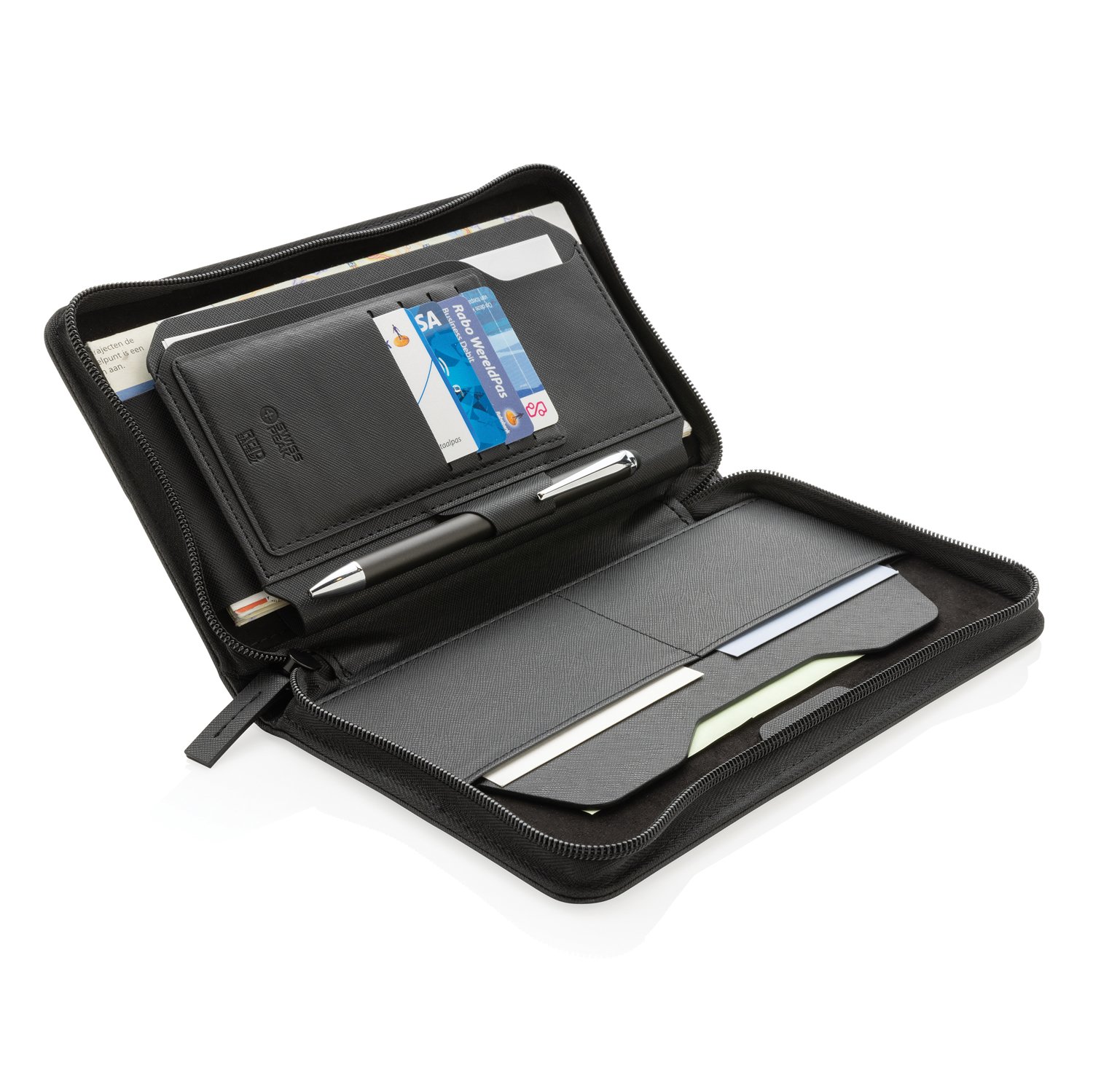 Дорожный органайзер Swiss Peak Heritage из rPU RCS с RFID-защитой_4