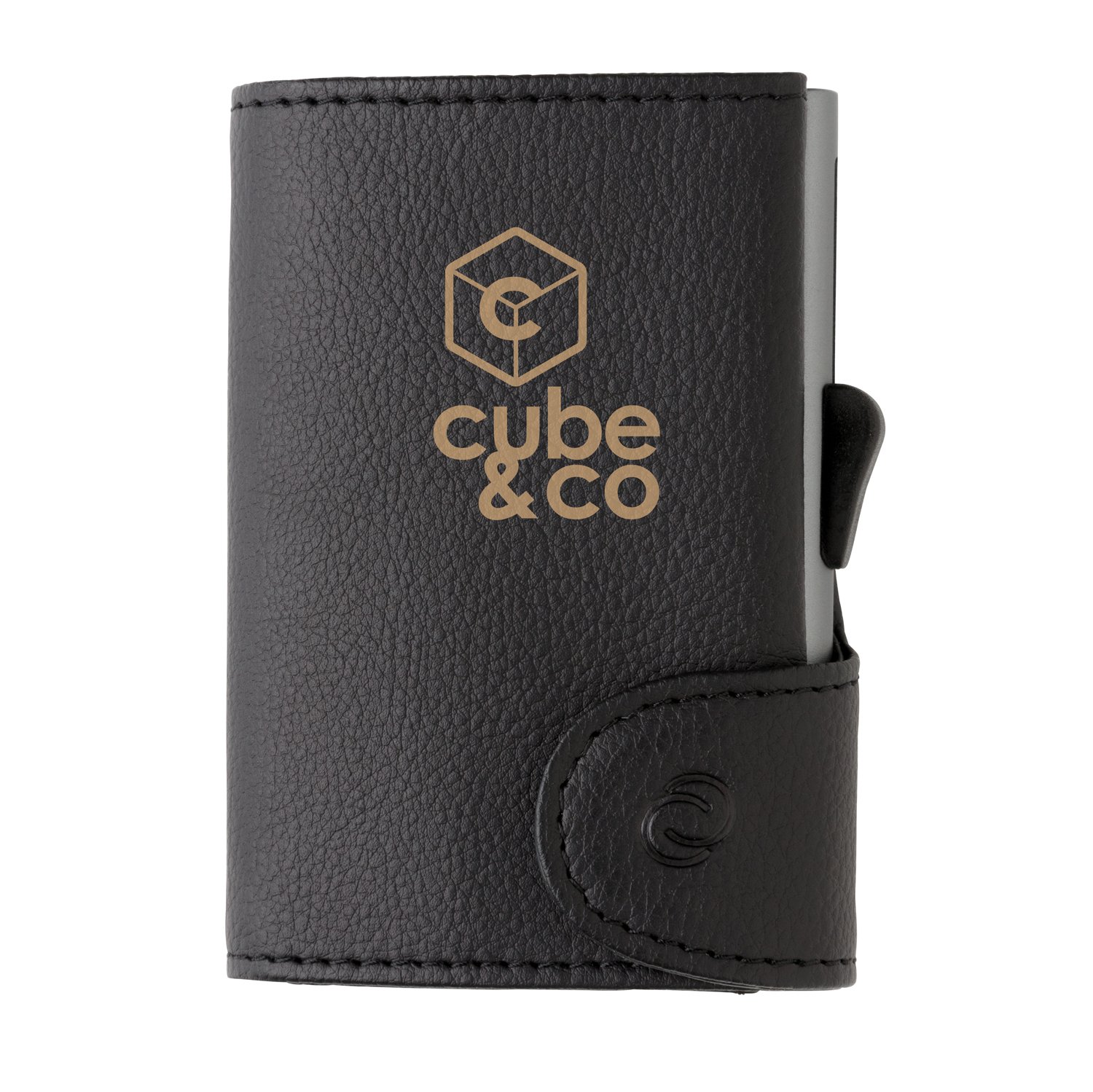 Кошелек с отделением для монет и держателем для карт C-Secure RFID, черный_7
