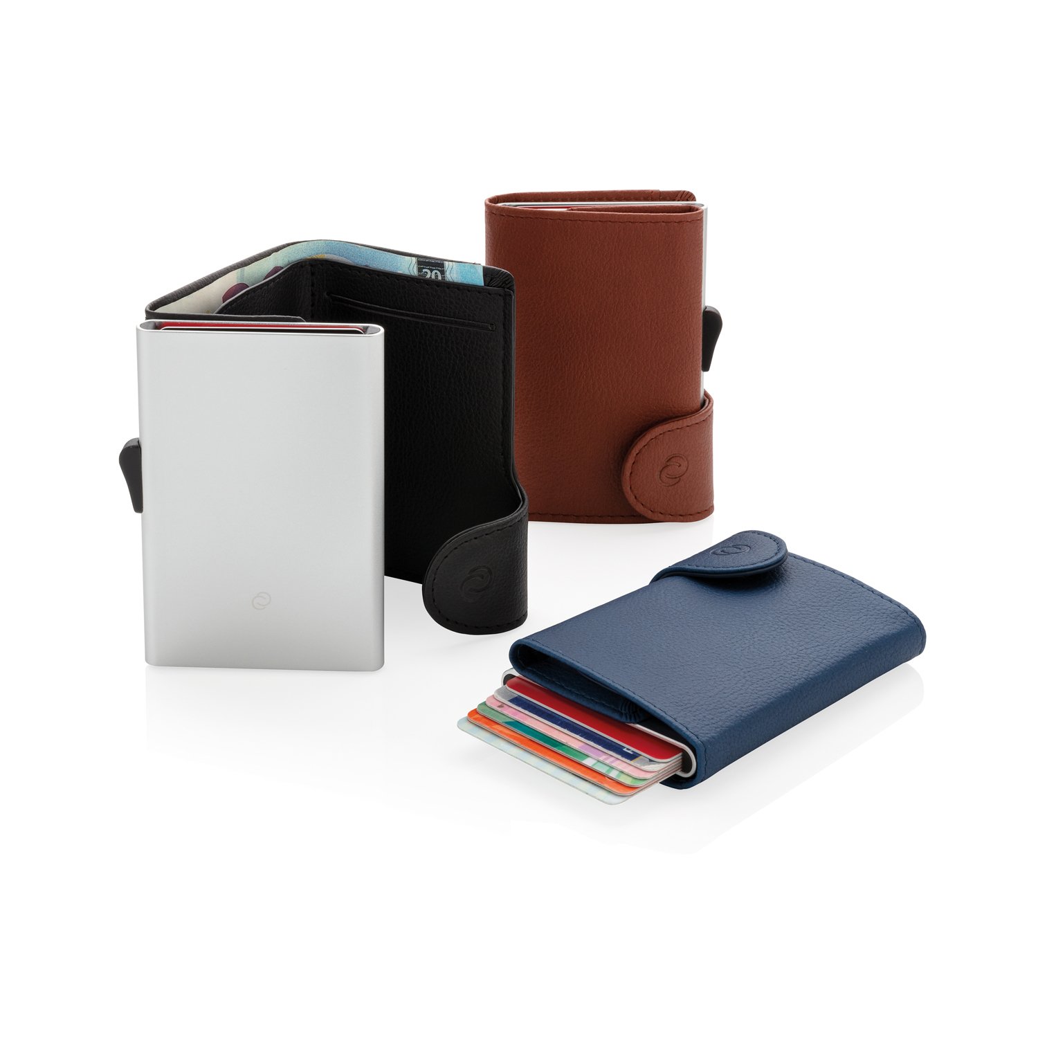 Кошелек с держателем для карт C-Secure RFID, голубой_9