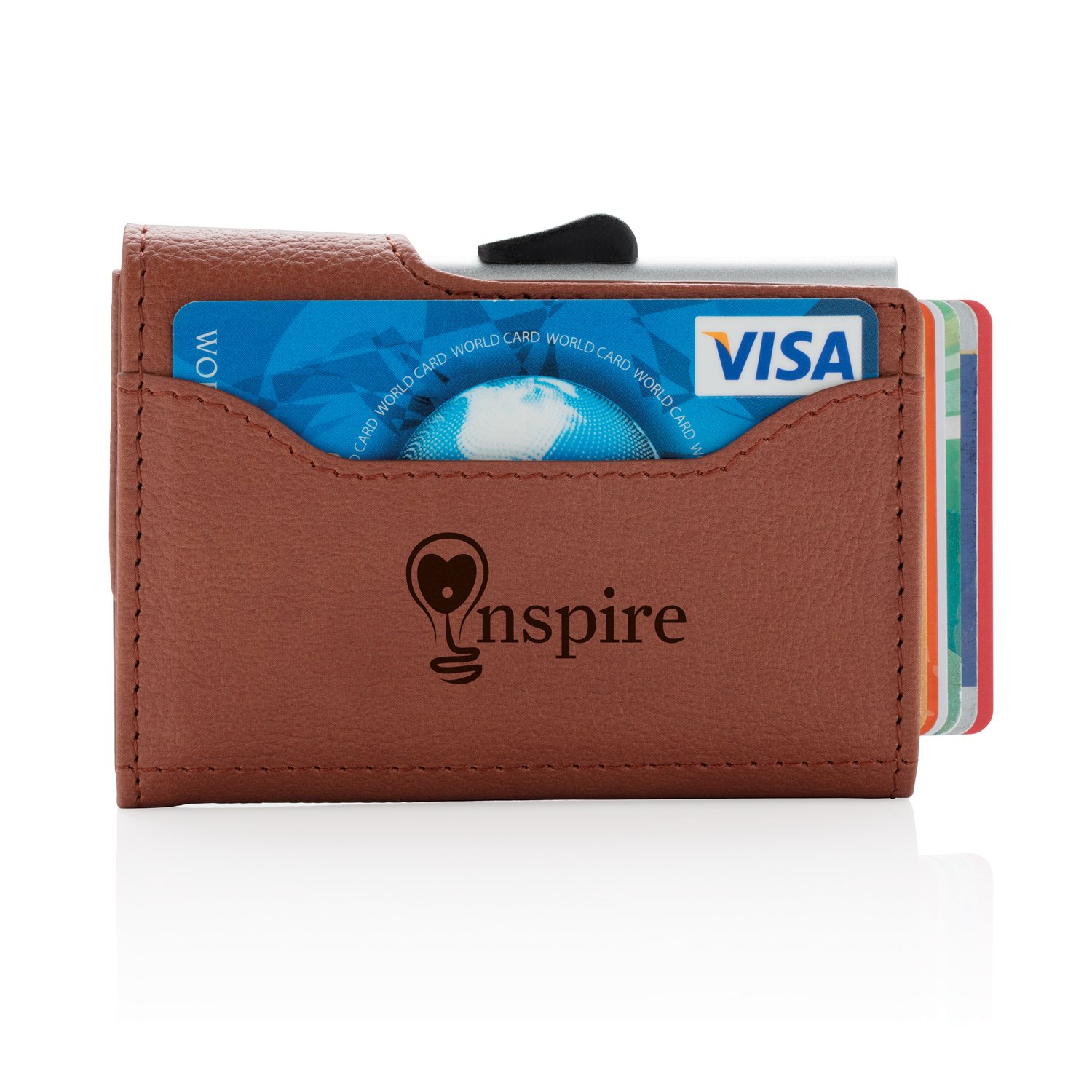 Кошелек с держателем для карт C-Secure RFID, коричневый_7