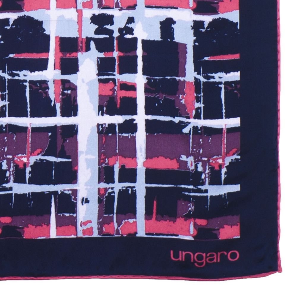 Платок Tweed Silk, темно-синий_1