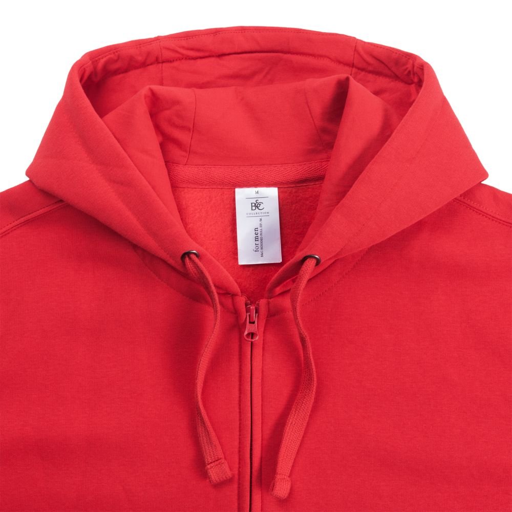 Толстовка мужская Hooded Full Zip красная_3