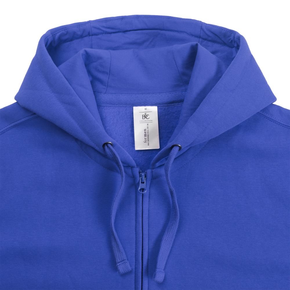 Толстовка мужская Hooded Full Zip ярко-синяя_3