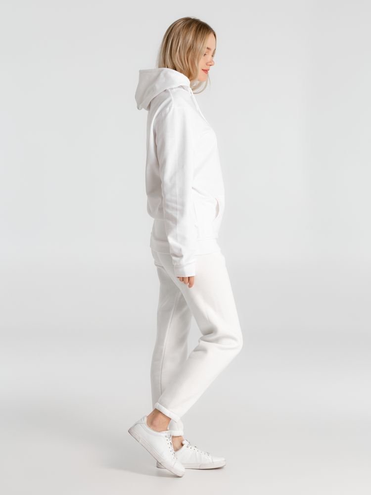Толстовка с капюшоном унисекс Hoodie, белая_12