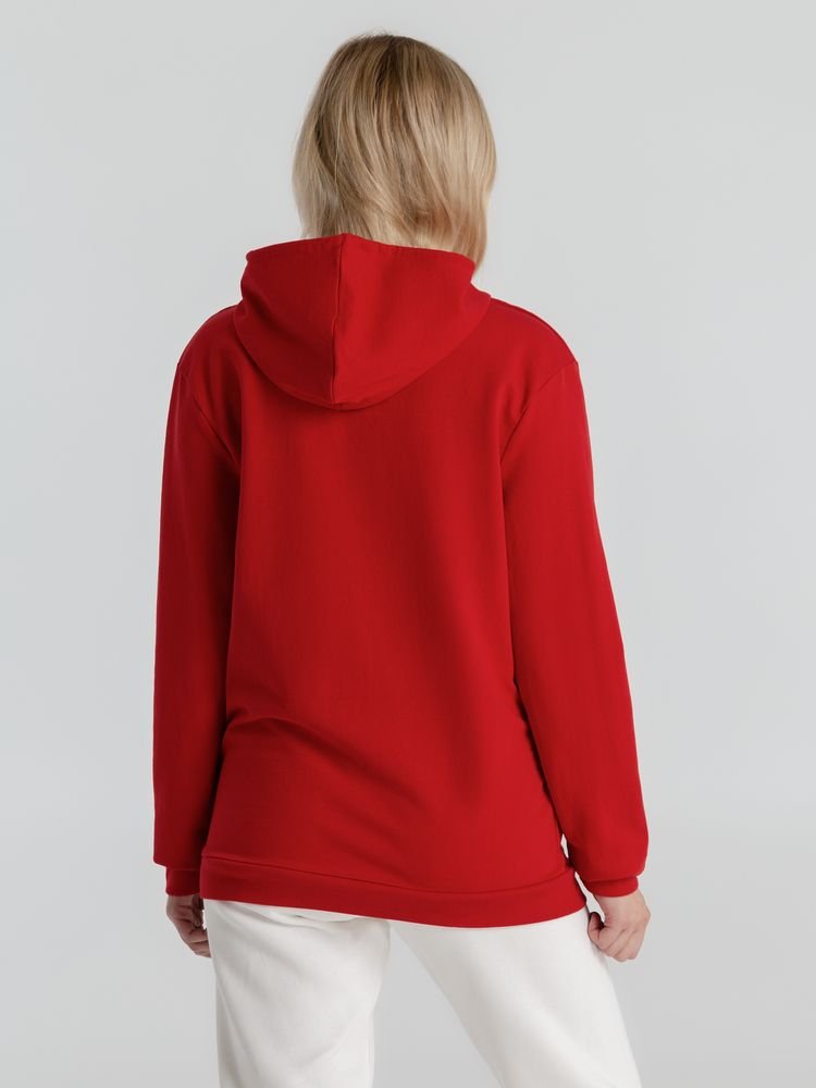 Толстовка с капюшоном унисекс Hoodie, красная_11