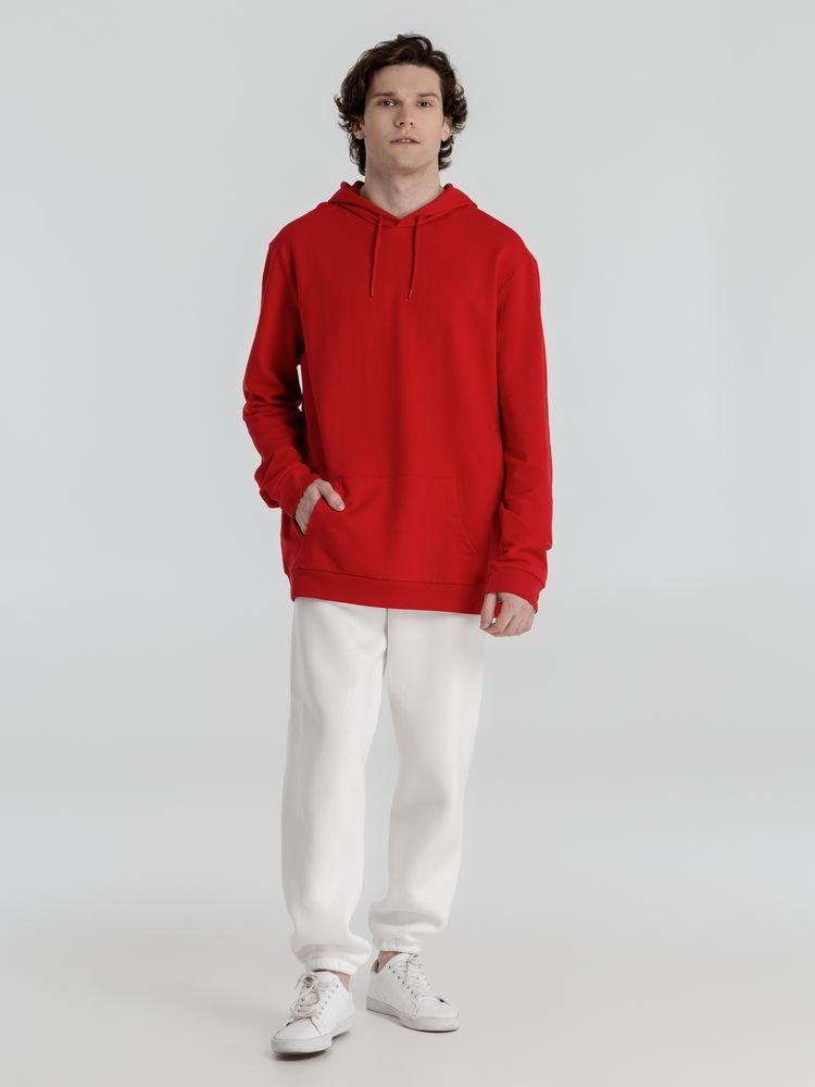 Толстовка с капюшоном унисекс Hoodie, красная_7