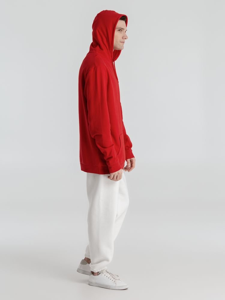 Толстовка с капюшоном унисекс Hoodie, красная_8