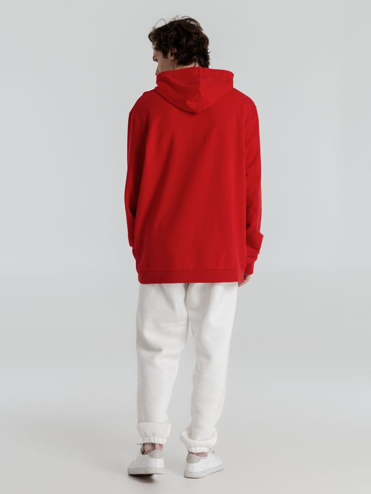 Толстовка с капюшоном унисекс Hoodie, красная_9