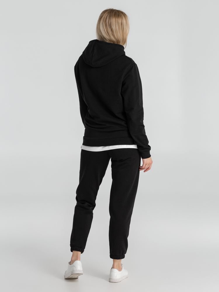 Толстовка с капюшоном унисекс Hoodie, черная_12