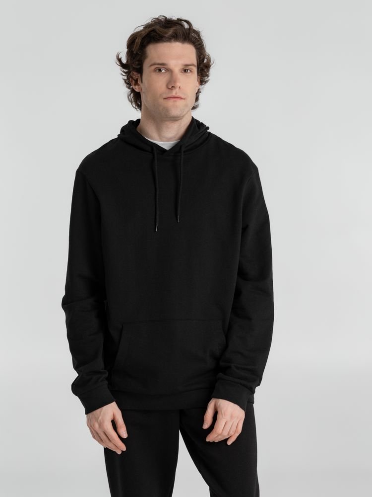Толстовка с капюшоном унисекс Hoodie, черная_5