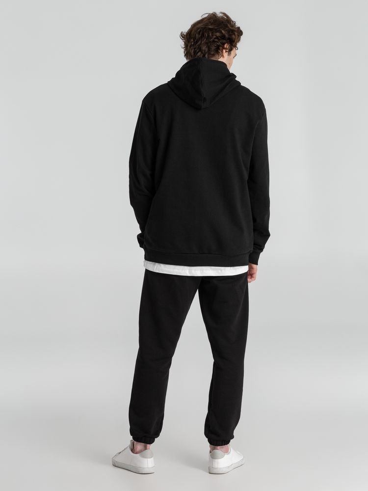 Толстовка с капюшоном унисекс Hoodie, черная_8