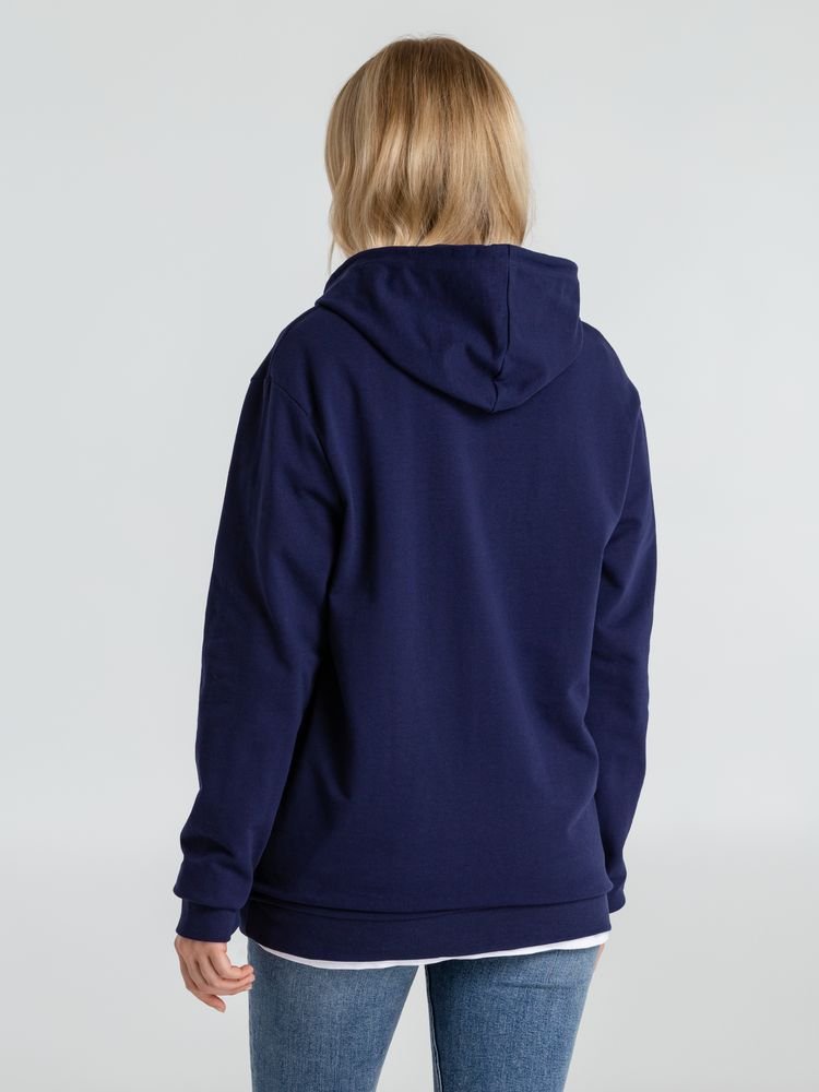 Толстовка с капюшоном унисекс Hoodie, темно-синяя_6