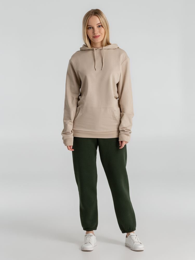 Толстовка с капюшоном унисекс Hoodie, бежевая_10