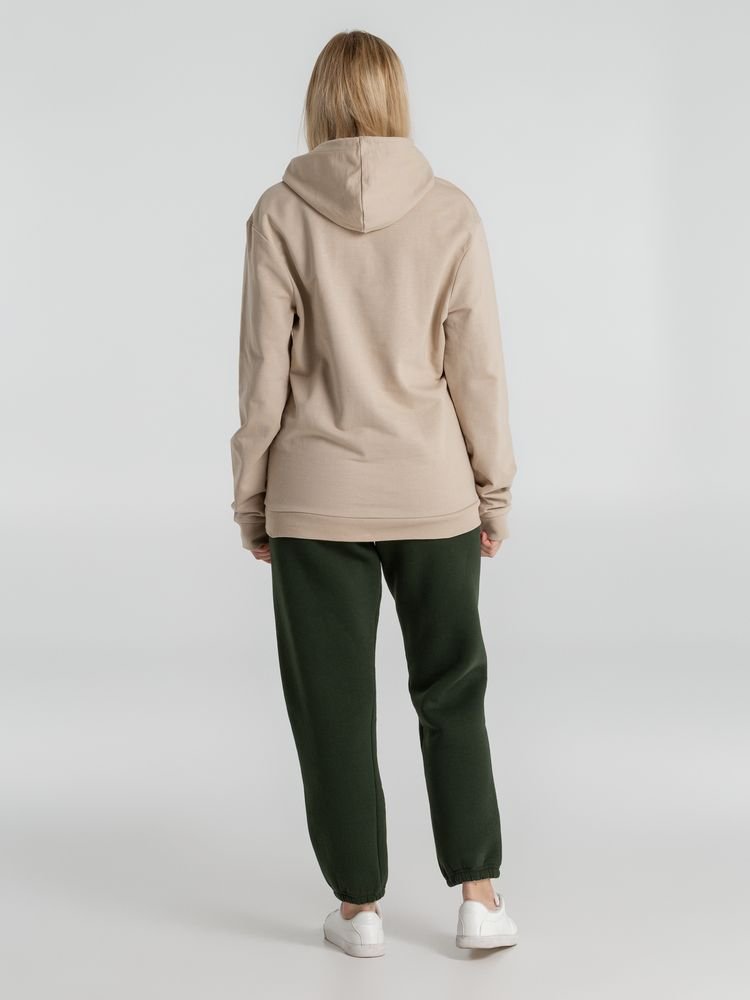 Толстовка с капюшоном унисекс Hoodie, бежевая_12