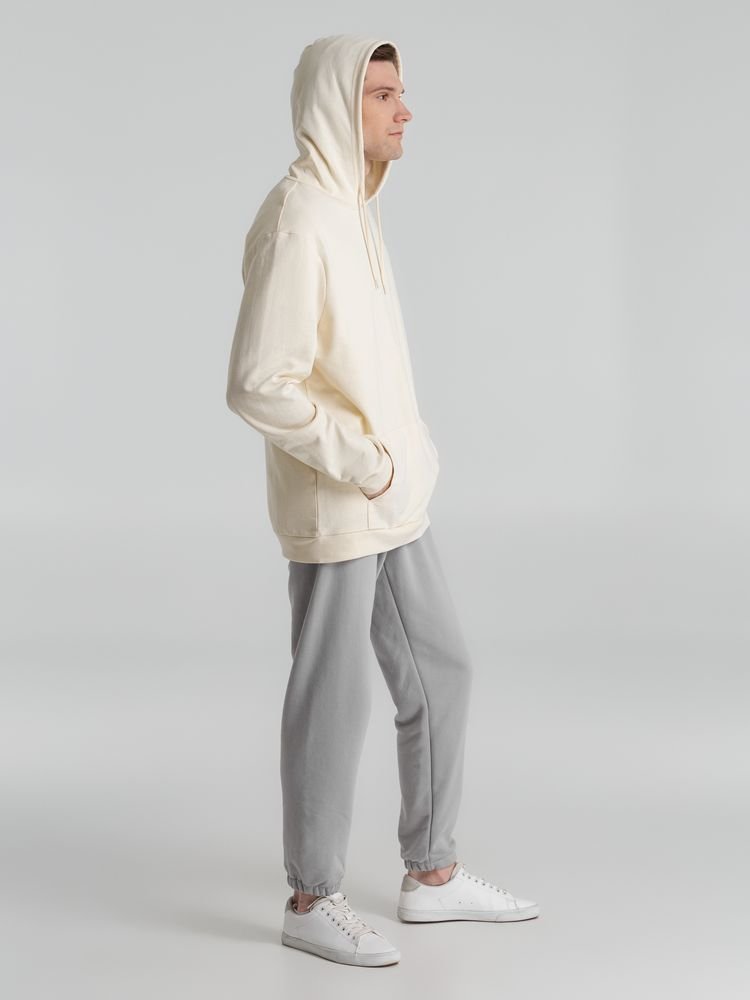 Толстовка с капюшоном унисекс Hoodie, светло-желтая_11