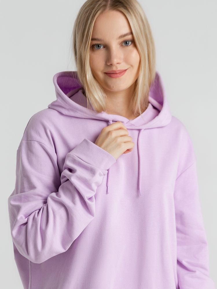 Толстовка с капюшоном унисекс Hoodie, сиреневая_12