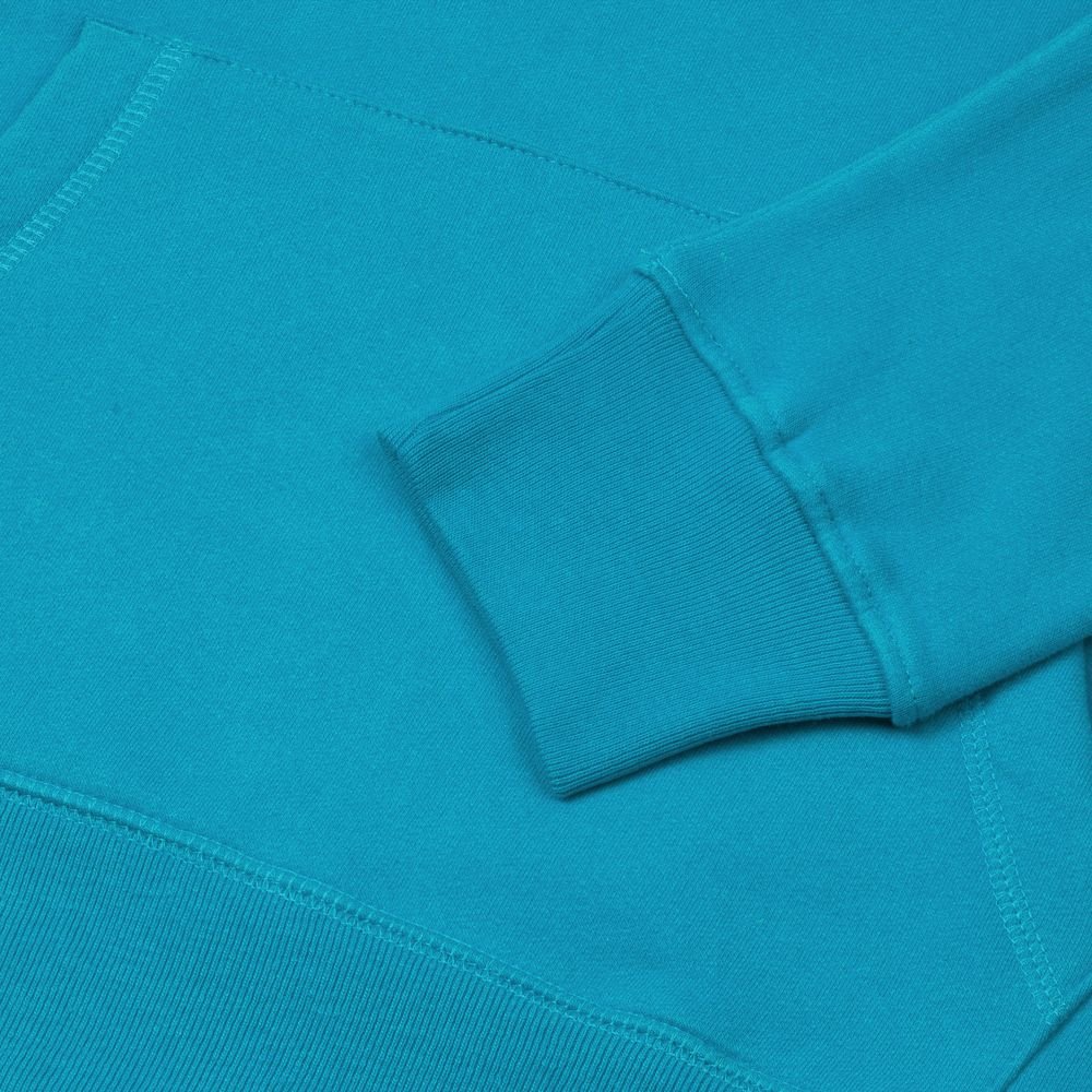 Толстовка с капюшоном унисекс Hoodie, бирюзовая_3
